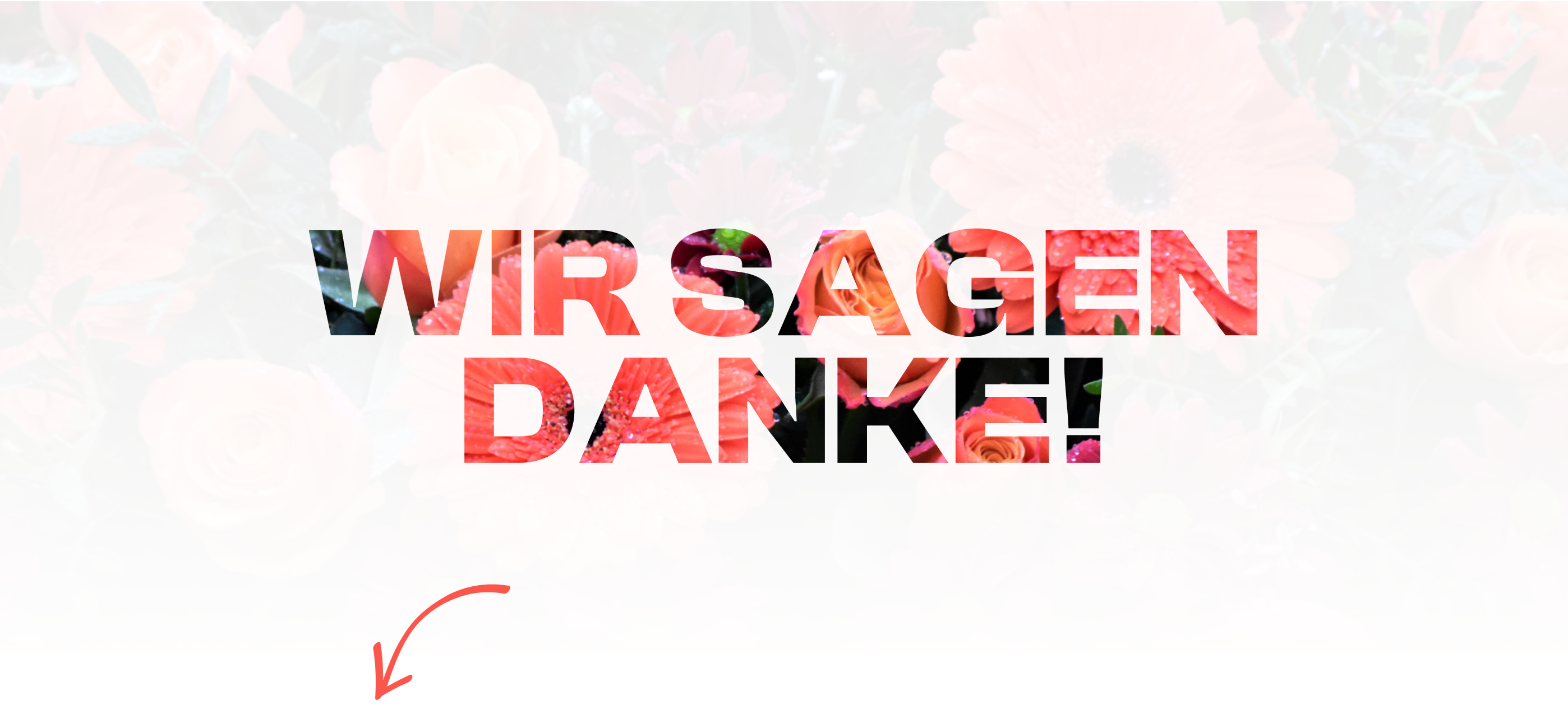 Hero Image: Wir sagen danke!